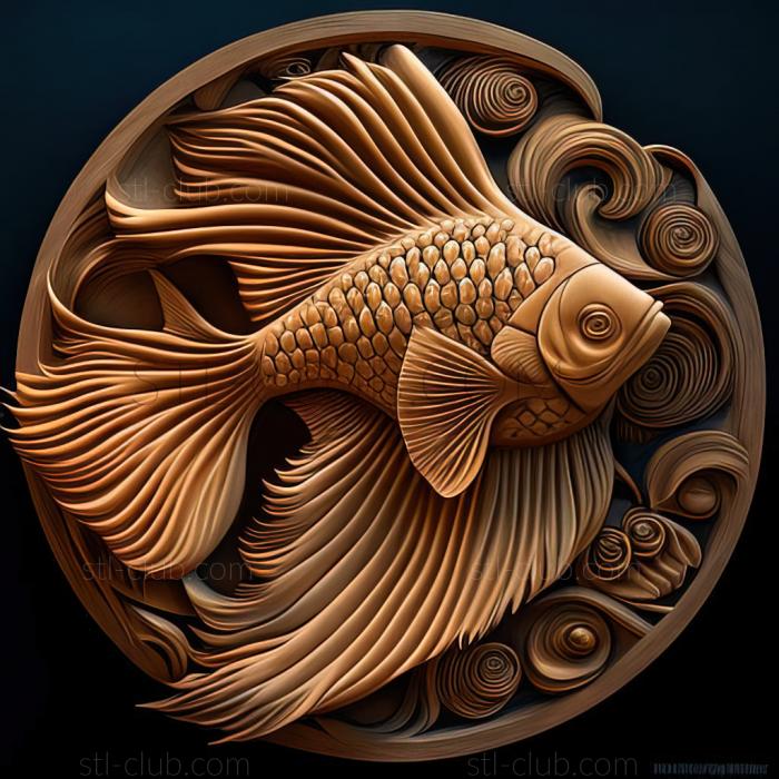 3D model st Discus fish (STL)